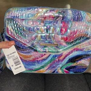 Brahmin Multicolor Croc Embossed Bag